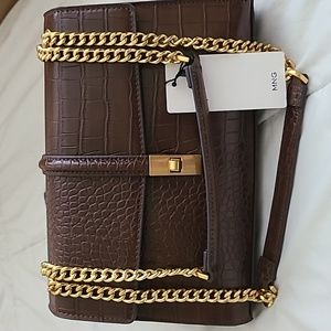 Mango Adeli Chain Detail Shoulder Bag